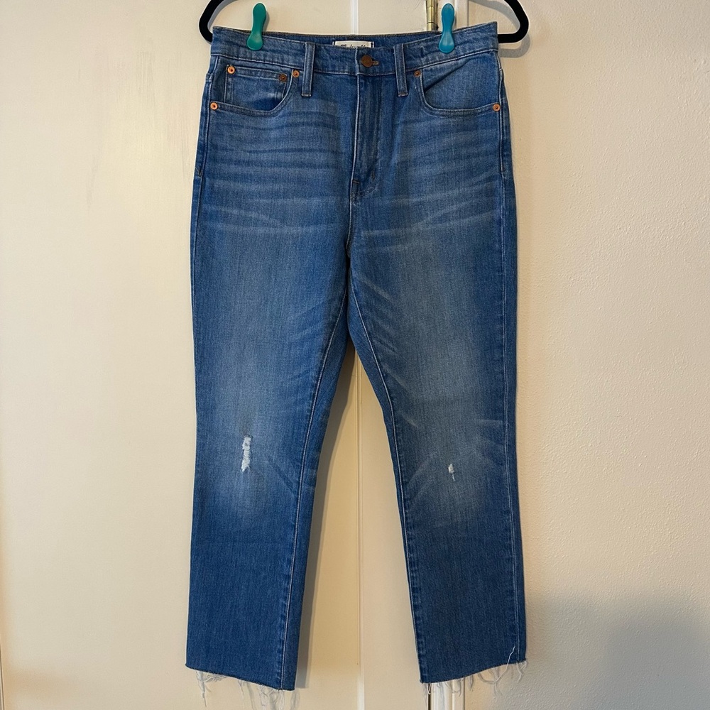 Madewell The High-Rise Slim Crop Boyjean - Size 27